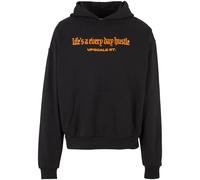Oversized heavyweight hooded sweatshirt Upscale Hustle Noir M