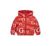 Oversized Hooded Jacket Baby Boy Guess Rouge 12 mois