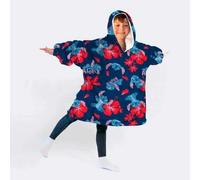 Oversized hooded sweatshirt for kids Disney Stitch Bleu TU