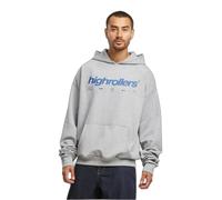 Oversized hooded sweatshirt Mister Tee Highrollers Gris M