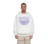 Oversized hooded sweatshirt MJ Gonzales Heavy - Butterfly Illusion Blanc XL
