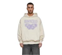 Oversized hooded sweatshirt MJ Gonzales Heavy - Butterfly Illusion Blanc XL