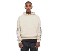 Oversized hooded sweatshirt Upscale God Loyalty Love Ultra Beige XS
