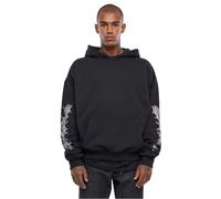Oversized hooded sweatshirt Upscale God Loyalty Love Ultra Noir S