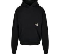 Oversized hooded sweatshirt Upscale K-Dot Heavy Noir XS