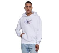 Oversized hooded sweatshirt Upscale Vive La Liberte Blanc 2XL