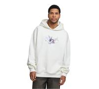 Oversized hooded sweatshirt Upscale Vive La Liberte Blanc 4XL