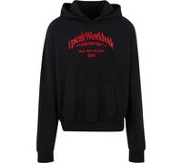 Oversized hooded sweatshirt Upscale World Wide heavy Noir M