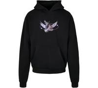 Oversized hooded sweatshirt vive la liberté Upscale Noir S