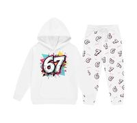 Oversized Hoodie Couple Matching Outfits 67 Kid White Cardigan Short Sleeve Christmas Hat for Kids 90s Red Smart Outfit