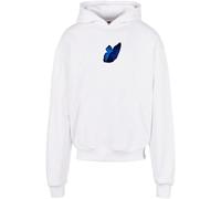 Oversized hoodie Mister Tee Le Papillon Heavy GT Blanc 2XL