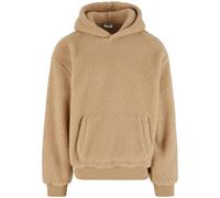 Urban Classics Oversized Teddy Hoodie Beige XL Men