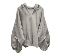 Oversized Hoodie Women Drawstring Hooded Pullover Tops Plus Sized Sweatshirt Lightweight Hoody Blouse Ladies Fashion Sweatshirts Casual Outdoor Tracksuit Loose Fit Hoodies Comfy Loungewear
