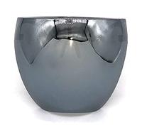 Oversized Huge Full Face Polarized Large Mirror Sunglasses, Stylish Full Cover Transparent Glasses Face Visor for Mouth and Nose PVC Plastic Clear Mask Face Shield Reusable,for Women Men (grey)