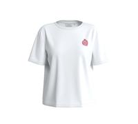 Oversized Jersey Printed T-Shirt for Women COMMA Blanc XS