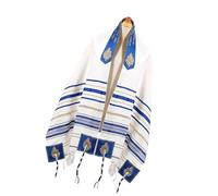 Oversized Jews Prayers Shawl For Religious Ceremonies And Cultural Event 60x180cm Traditional Tallit For Worships Prayer Garment