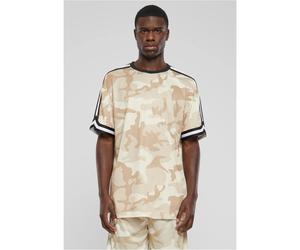 Oversized knit T-shirt Urban Classics AOP Beige L