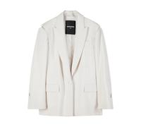 Oversized Lace-back Blazer - female - Patrizia Pepe - Blazers - Beige - M - Jackets M