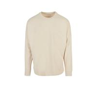 Oversized long-sleeve T-shirt Build Your Brand Beige XL