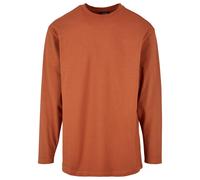 Urban Classics Heavy Oversized Garment Dye Long Sleeve T-shirt Orange M / Regular Men