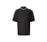 Oversized Mesh T-Shirt Urban Classics Piping Noir S