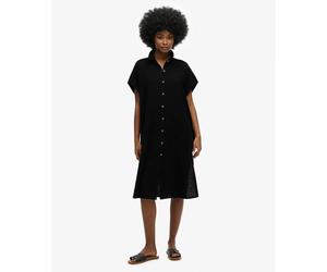 Oversized mid-length shirt dress for women Superdry Noir S