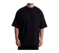 Oversized Mock Neck Glitter Logo T-Shirt - male - Palm Angels - T-Shirts - Black - L - Tops L