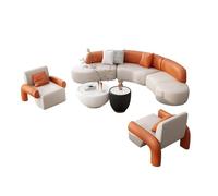 Oversized Modern Sectional Sofa Set for Living Room PetFriendly Waterproof Leather Larch Wood Frame HighDensity Foam Cushions Stylish & Comfortable Furniture