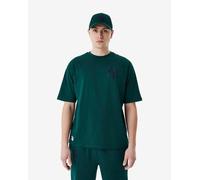 Oversized New York Yankees short sleeve dark green and black New Era League Essentials T-shirt. - S