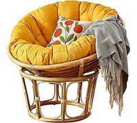 Oversized Papasan Chair Cushion - Thick, Comfortable Round Swing Pad for Hammocks & Outdoor Egg Seats - Plush, Overstuffed Cushion for Ultimate Relaxation