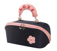 Oversized Portable Cosmetic Bag Practical Polyester Toiletry Organizers for Daily Use Travel Essential High Capacity Travel Cosmetic Holder