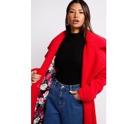 Oversized Red Teddy Coat Little Mistress Red S