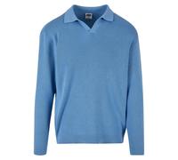 Oversized ribbed long sleeve sweater Urban Classics Bleu 2XL