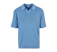 Oversized ribbed Polo shirt Urban Classics Bleu 2XL