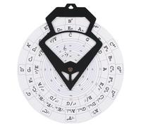 Oversized Round Of 5ths Music Theory Aid Major Diminished Chords Reverse Side Note Arrangements And Note Placements Guitar Of Fifths Wheel