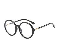 Oversized Round Reading Glasses 1.0 for Men and Women, Retro Large Blue Light Blocking Readers, UV400 Protection Reading Eyeglasses