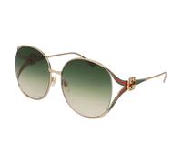 Oversized Round Sunglasses - female - Gucci - Sunglasses - Yellow - 63 MM - Accessories 63 MM