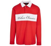 Oversized rugby Polo shirt Urban Classics Rouge L