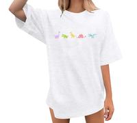 Oversized Sea Turtle Shirts Women Ocean Animal Hawaiian Tshirts Graphic Casual Summer Beach Vacation Tees Tops 2025