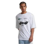 Oversized sleeve T-shirt Upscale Motorsport White 2XL