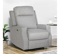 oversized snuggle sofa chaise elderly cinema single arm bedroom HOMCOM Grey One Size