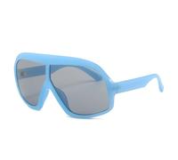 Oversized Square Punk Sunglasses Women Men Luxury Shield Goggle Sun Glasses Lady Vintage Outdoor Shades UV400 Eyewear(Color:Blue)