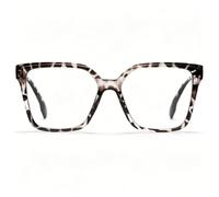 Oversized Square Reading Glasses for Women Men, Anti Blue Light HD Readers, Fashion Large Frame Reading Eyeglasses for Computer Work Reading Sewing (Multicolor, 1.0)