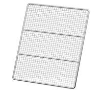 Oversized Stainless Steel BBQ Grill Grate - Multi-Purpose Round Campfire Cookware (30x30cm) for Outdoor Cooking, Perfect for Ribs and Other Grilled Delights