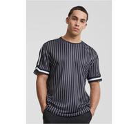 Oversized striped knit T-shirt Urban Classics Noir M