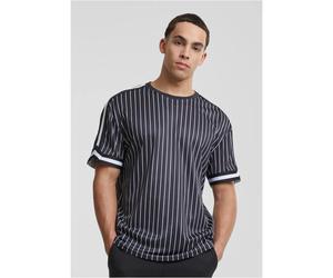 Oversized striped knit T-shirt Urban Classics Noir S