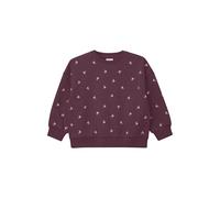 Oversized Sweatshirt with Floral Embroidery - Fleece-Lined Girl s.Oliver Rose 4/5 years