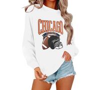 Oversized Sweatshirt Women,Crewneck Sweatshirt Oversized Long Sleeve Tennessee Graphic Sweater Pullover Tops Fall Outfits Clothes
