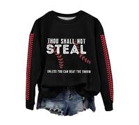 Oversized Sweatshirt Women Not Steal Unless You Can Beat The Throw Print Under 10 Clothes Women's Western Shirts Funny Tshirts for Sun Salt Sand Buffalo Checkard Shirt Girls Trip Grandma T