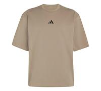 adidas Men's Primelift Workout Oversize Shirt, Khaki Six, XS